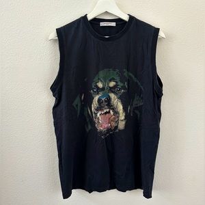 Givenchy Rottweiler muscle tank